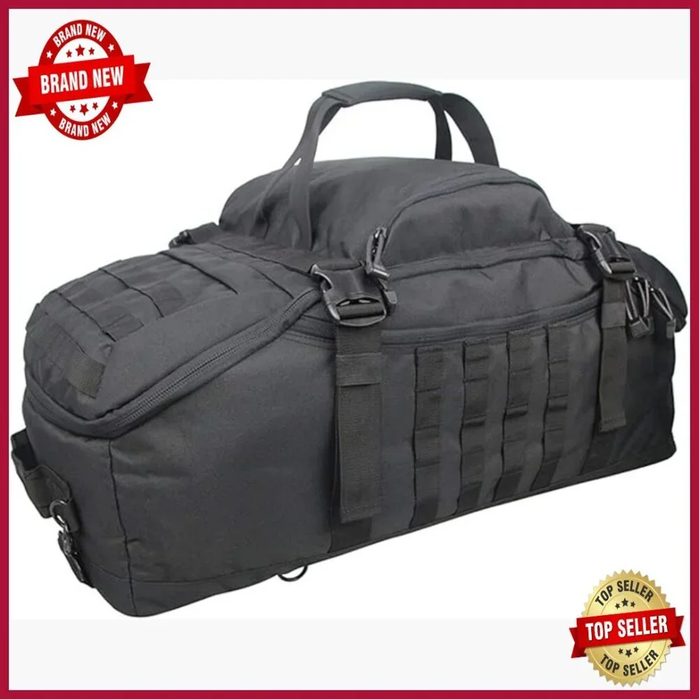 Large Capacity Waterproof Travel Duffel Bag 66.5L Carry-On Luggage